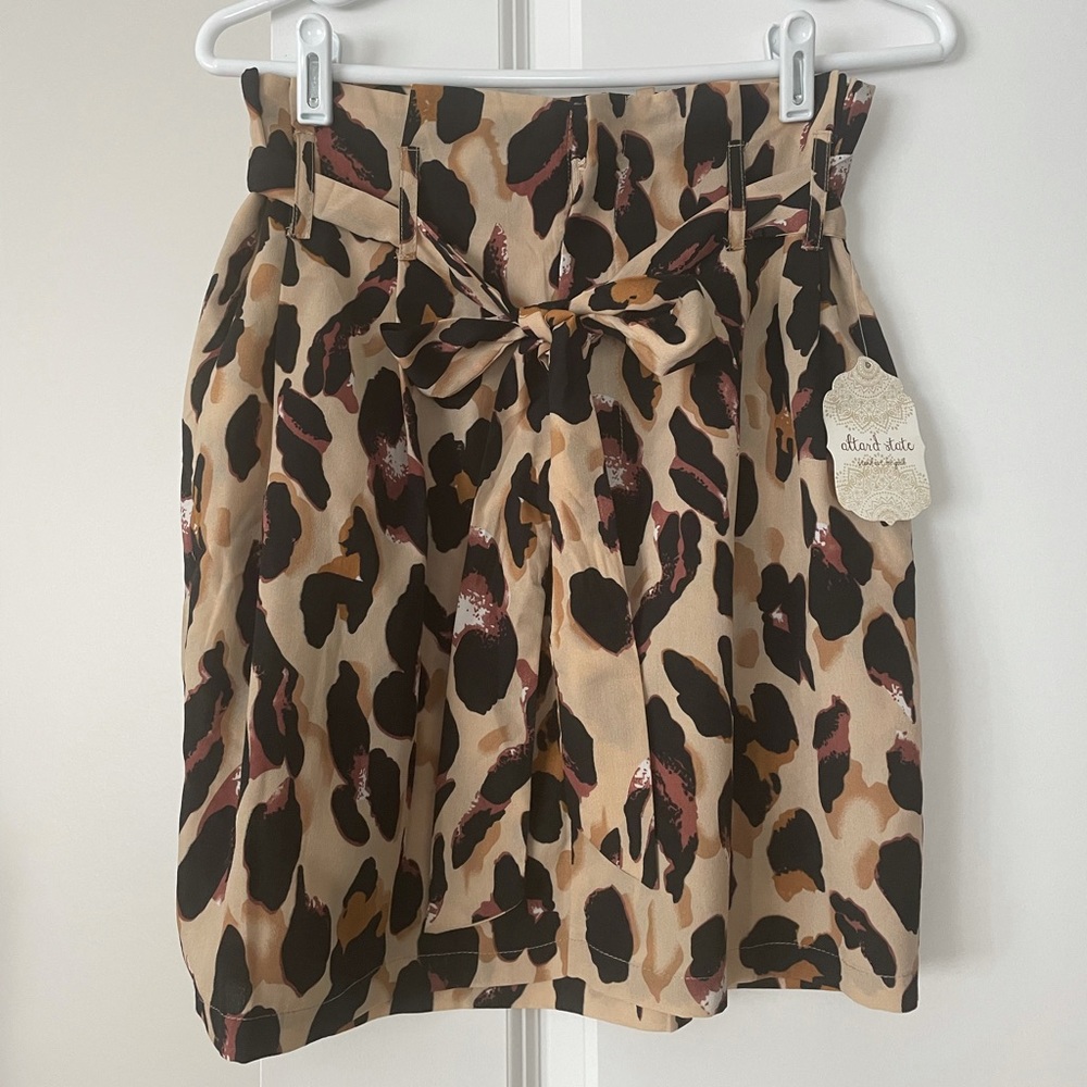 Altar’d State Leopard skirt